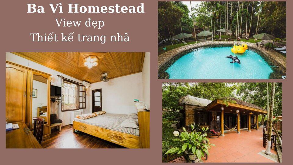 Top 20 Homestay Ba Vì giá rẻ view đẹp có hồ bơi thích hợp nghỉ dưỡng
