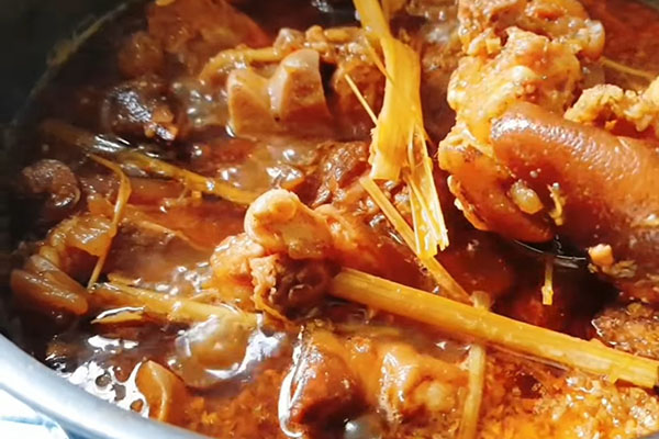 hương vị của món giò heo giả cầy miền Nam