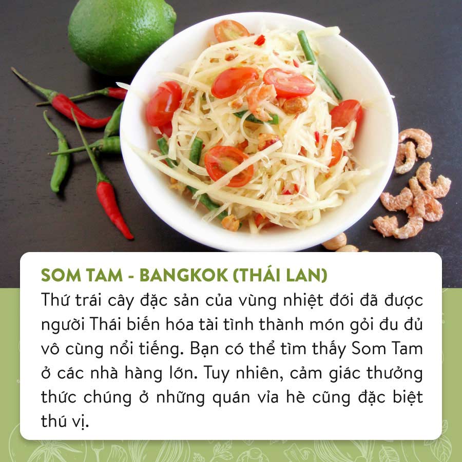Som Tam của xứ chùa vàng