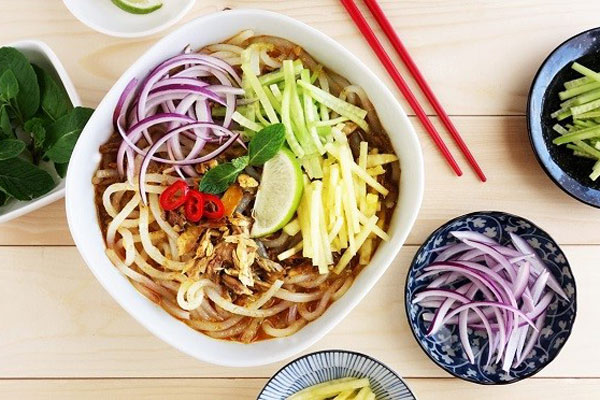 mì sợi Laksa
