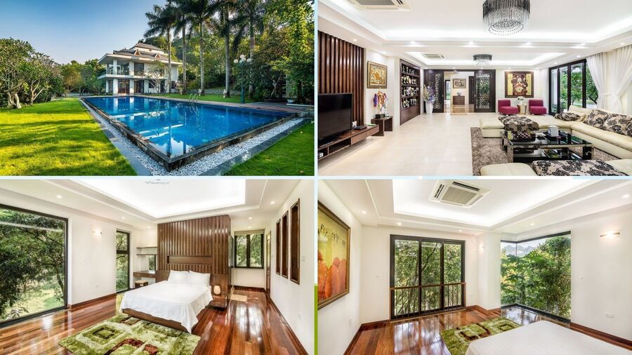 Top 23 Biệt thự villa Hòa Bình Mai Châu view núi đẹp có hồ bơi cho thuê