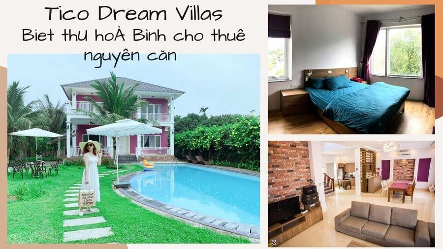 Top 23 Biệt thự villa Hòa Bình Mai Châu view núi đẹp có hồ bơi cho thuê