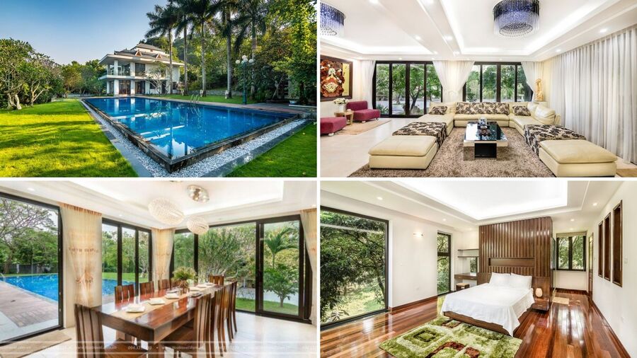 Top 23 Biệt thự villa Hòa Bình Mai Châu view núi đẹp có hồ bơi cho thuê