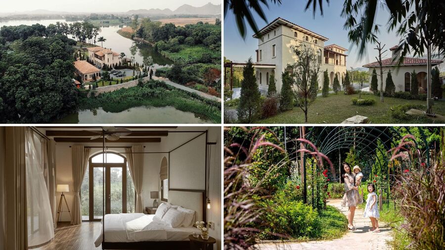 Top 23 Biệt thự villa Hòa Bình Mai Châu view núi đẹp có hồ bơi cho thuê